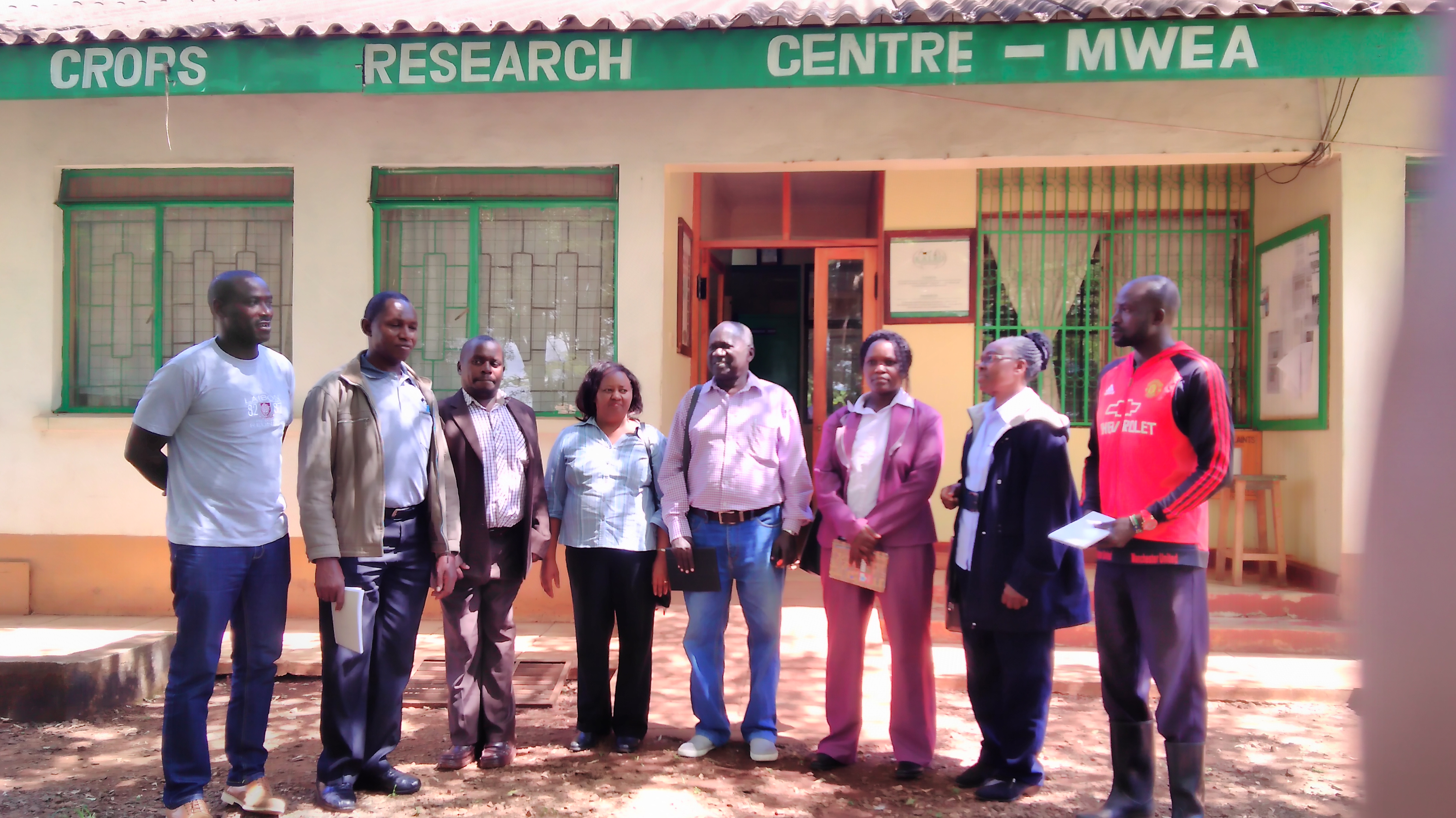 Research Partnership with KALRO in rice research at Mwea Crops Research Centre