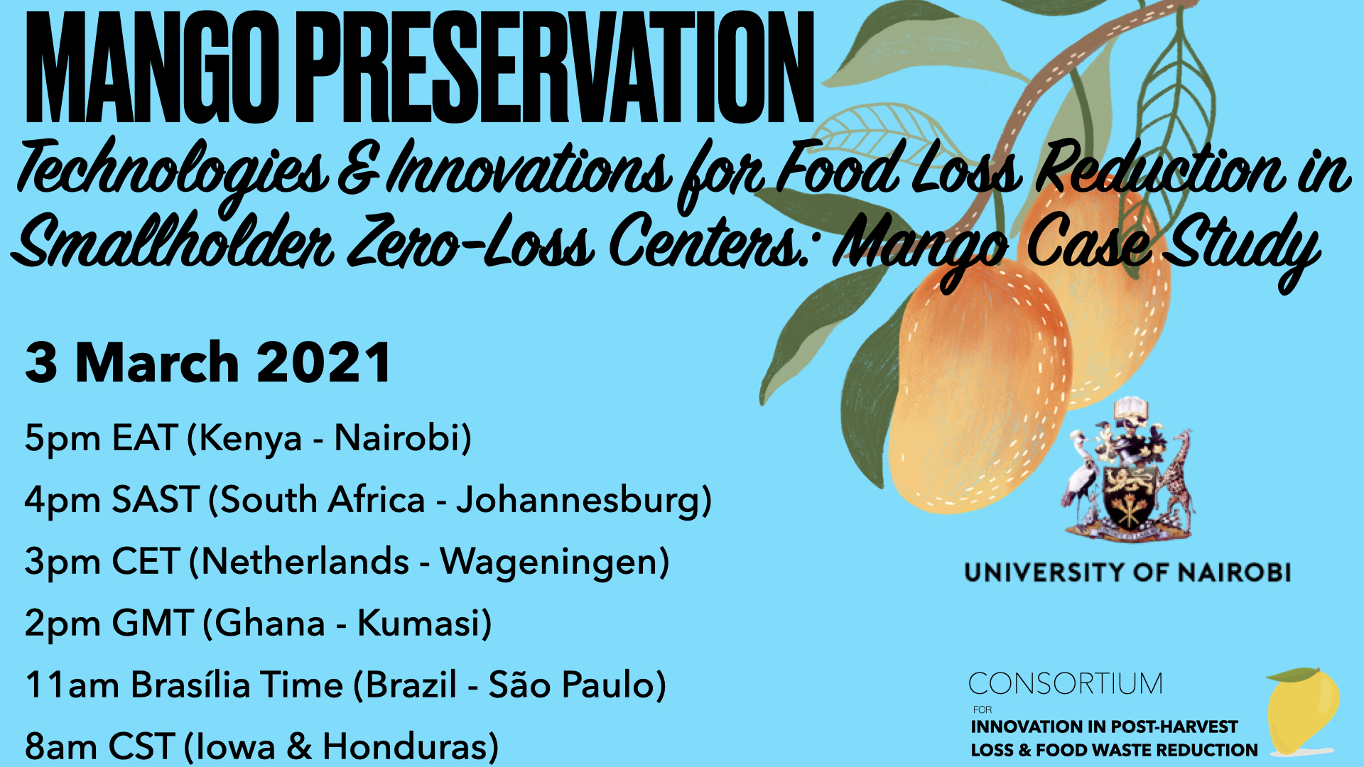 Technologies innovations for food loss reduction