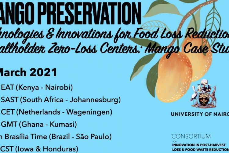 Mango Preservation: Technologies and Innovations for Food Loss Reduction in Smallholder Zero-Loss Centers