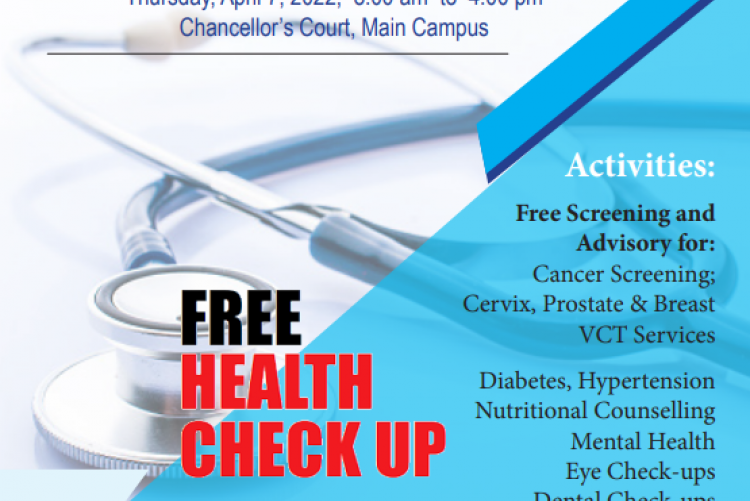 University Health Day 2022- FREE Checkup and screening