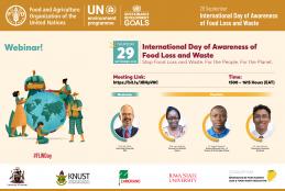 International Day of Awareness of Food Loss and Waste - 29th Sept
